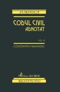 Codul Civil Adnotat Vol.iii - Hamangiu Constantin