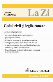 Codul Civil si Legile Conexe ( Actualizat La 01.09.2007), Cod 290 - 