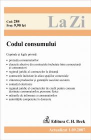 Codul Consumului, Cod 284 (actualizat La 1.09.2007) - 