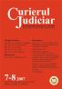 Curierul Judiciar, Nr. 7-8/2007 - 