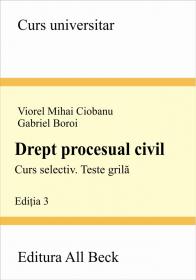 Drept Procesual Civil. Curs Selectiv. Teste Grila, Editia A Iii-a - Boroi Gabriel, Ciobanu Viorel Mihai