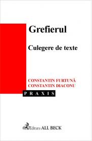 Grefierul. Culegere De Texte - Diaconu Constantin, Furtuna Constantin
