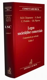 Legea Societatilor Comerciale, Ed. A Iii-a - Carpenaru Stanciu, David Sorin, Piperea Gheorghe, Predoiu Marian Catalin