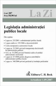 Legislatia Administratiei Publice Locale (actualizat La 01.09.2007). Cod 287 - 