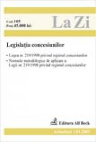 Legislatia Concesiunilor (actualizat La 01.01.2005) - 
