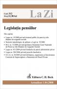 Legislatia Pensiilor (actualizat La 01.04.2008). Cod 312 -