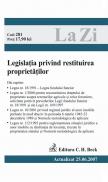 Legislatia Privind Restituirea Proprietatilor (actualizat La 25.06.2007). Cod 281 -