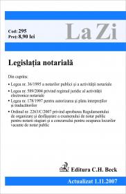 Legislatie Notariala (actualizat La 01.11.2007). Cod 295 - 