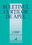 Buletinul Curtilor de Apel Nr.2/2007 - Pena Adriana