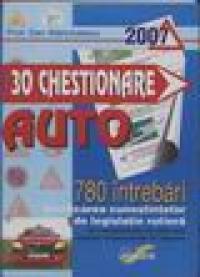 30 Chestionare auto - 780 intrebari - Dan Stanciulescu
