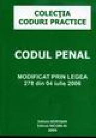 Codul penal modificat prin legea 278 din 04 iulie 2006 - 