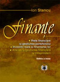 Finante, editia a III-a - Ion Stancu
