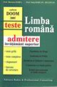 Limba romana - admitere in invatamantul superior - Mariana Badea