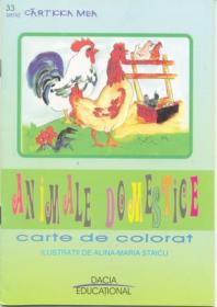 Animale Domestice- Carte De Colorat - Staicu Alina Maria