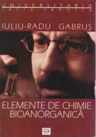 Elemente De Chimie Bioanorganica - Gabrus Iuliu-radu
