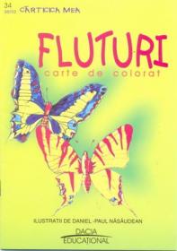 Fluturi - Carte De Colorat - Nasaudean Paul