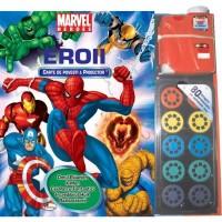Eroii Marvel. Carte cu povesti si proiector - Michael Teitelbaum