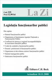 Legislatia functionarilor publici (actualizat la 10.11.2008). Cod 335 - Paul Stewart, Chriss Riddell