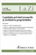 Legislatia privind terenurile si restituirea proprietatilor (actualizat la 01.12.2008). Cod 338 - Paul Stewart, Chriss Riddell