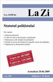 Statutul politistului (actualizat la 20.06.2009). Cod 355 - Paul Stewart, Chriss Riddell