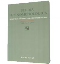 Studia Phaenomenologica, vol II, No 3-4 / 2007 - Gabriel Cercel & Cristian Ciocan (Ed.)