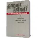 Trei decenii de publicistica. Scrisoare - Panait Istrati