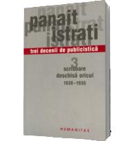 Trei decenii de publicistica. Scrisoare - Panait Istrati
