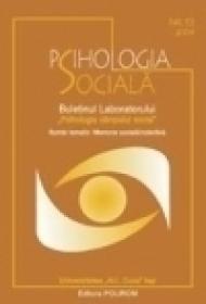 Psihologia Sociala. Nr. 13/2004 ? Buletinul Laboratorului Psihologia cimpului social , Universitatea Al.I. Cuza , Iasi, Numar tematic: Memorie sociala/colectiva - ***