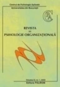 Revista de Psihologie Organizationala. Vol. II, Nr. 1/  2002 - 