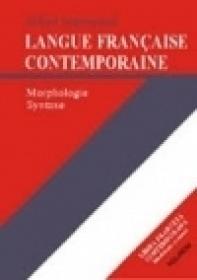 Langue francaise contemporaine - Alfred Jeanrenaud