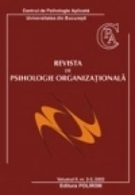 Revista de psihologie organizationala. Vol. II, Nr. 2-3/ 2002 - Centrul de Psihologie Aplicata ? Universitatea Bucuresti
