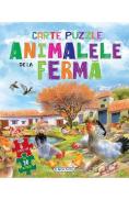 Animalele de la ferma. Carte puzzle - -