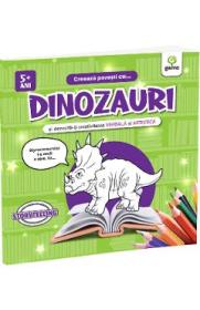 Creeaza povesti cu Dinozauri si dezvolta-ti creativitatea verbala si artistica - -