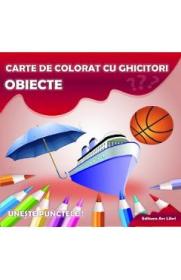 Obiecte - Carte de colorat cu ghicitori - -