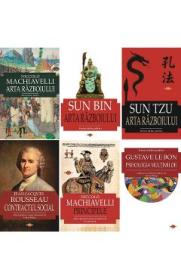 Pachet 6 carti: Istoria ideilor politice - Niccolo Machiavelli, Sun Bin, Sun Tzu, Jean-Jacques Rou, Gustave Le Bonsseau - Sun Bin