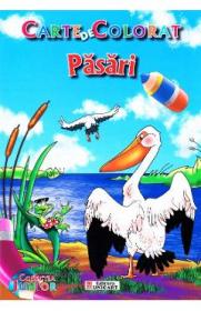 Pasari - Carte de colorat - -
