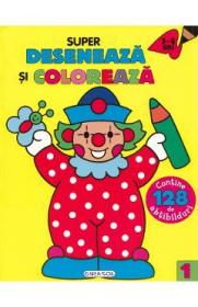 Super deseneaza si coloreaza 1 - -