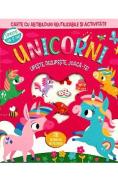 Unicorni. Lipeste, dezlipeste, joaca-te. Carte cu abtibilduri si activitati - -