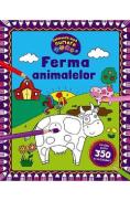 Coloreaza dupa numere. Ferma animalelor - -
