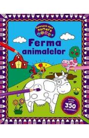 Coloreaza dupa numere. Ferma animalelor - -