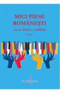 Mici piese romanesti pentru pian la 4 maini Vol.1 - Georgeta Stefanescu Barnea