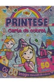 Printese Carte de colorat cu peste 50 abtibilduri - -