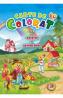 Carte de colorat Jumbo 4 cu povesti si abtibilduri - -