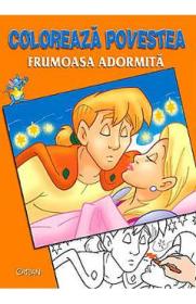 Coloreaza povestea: Frumoasa adormita - -