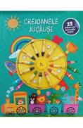 Creioanele jucause. Carte de colorat. 12 creioane mici pentru maini de pitici - -