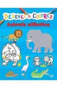 Desenez si colorez. Animale salbatice - -