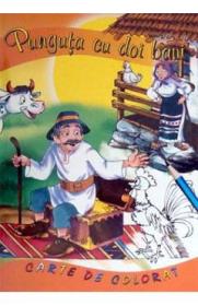 Punguta cu doi bani - Carte de colorat - -